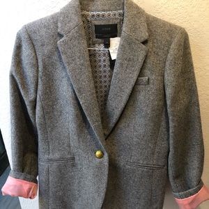 J. Crew Grey Wool Jacket NWT